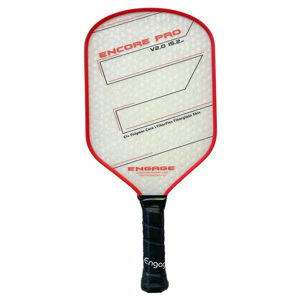 Encore Pro V2.0 15.2 Pickleball Paddle Crimson RedTienda Tennis