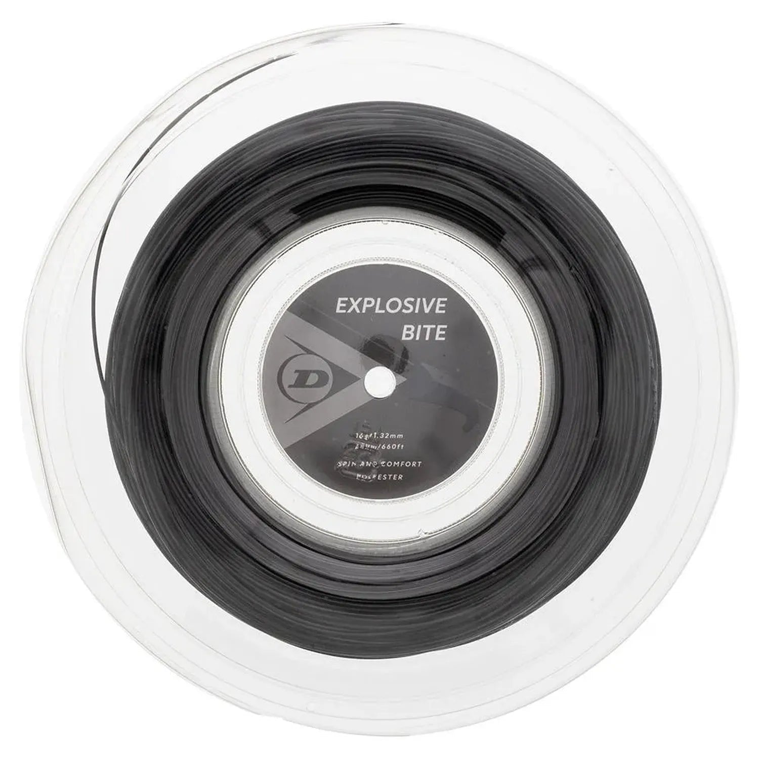 Explosive Bite Black 16G Tennis String ReelTienda Tennis