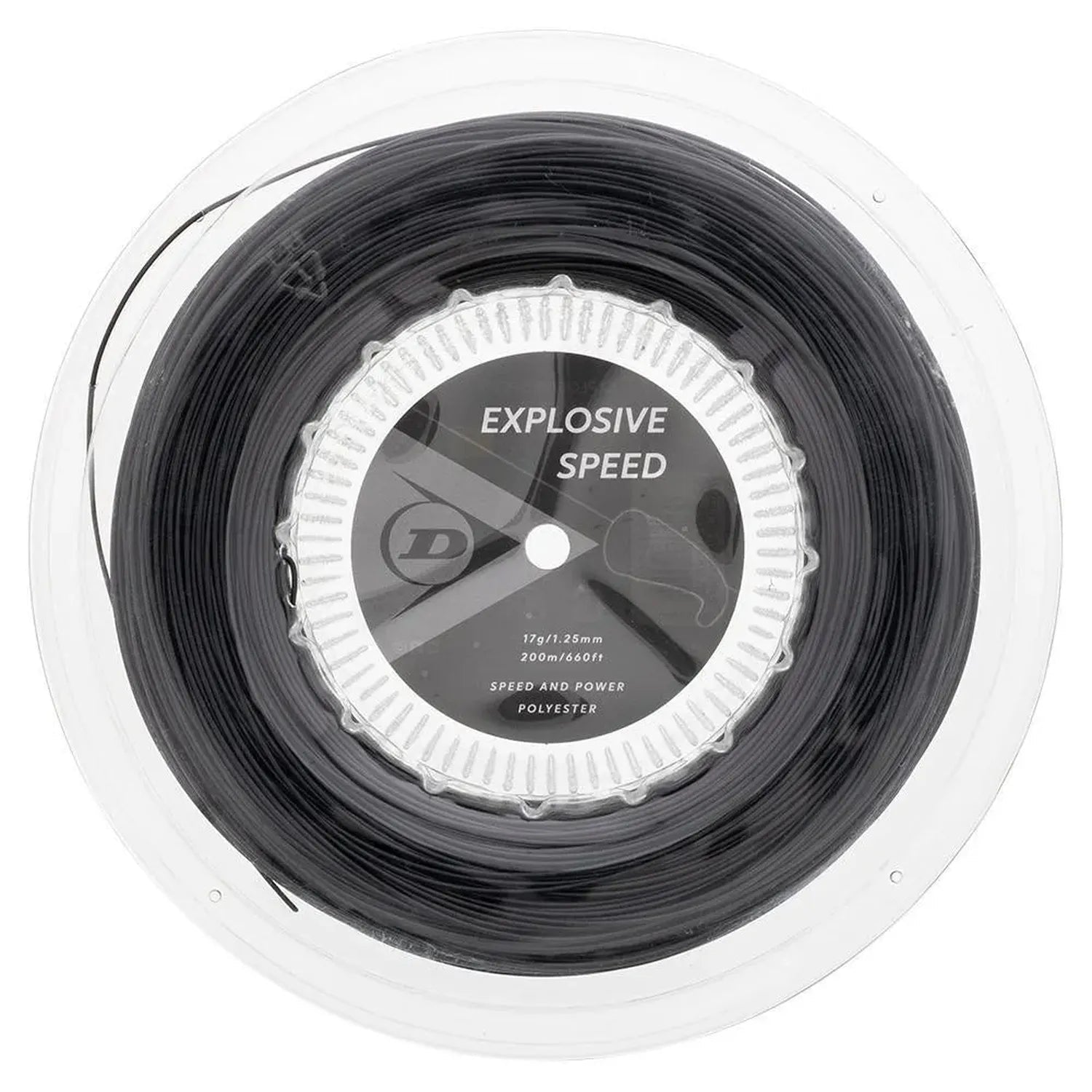Explosive Speed Black 17G Tennis String ReelTienda Tennis