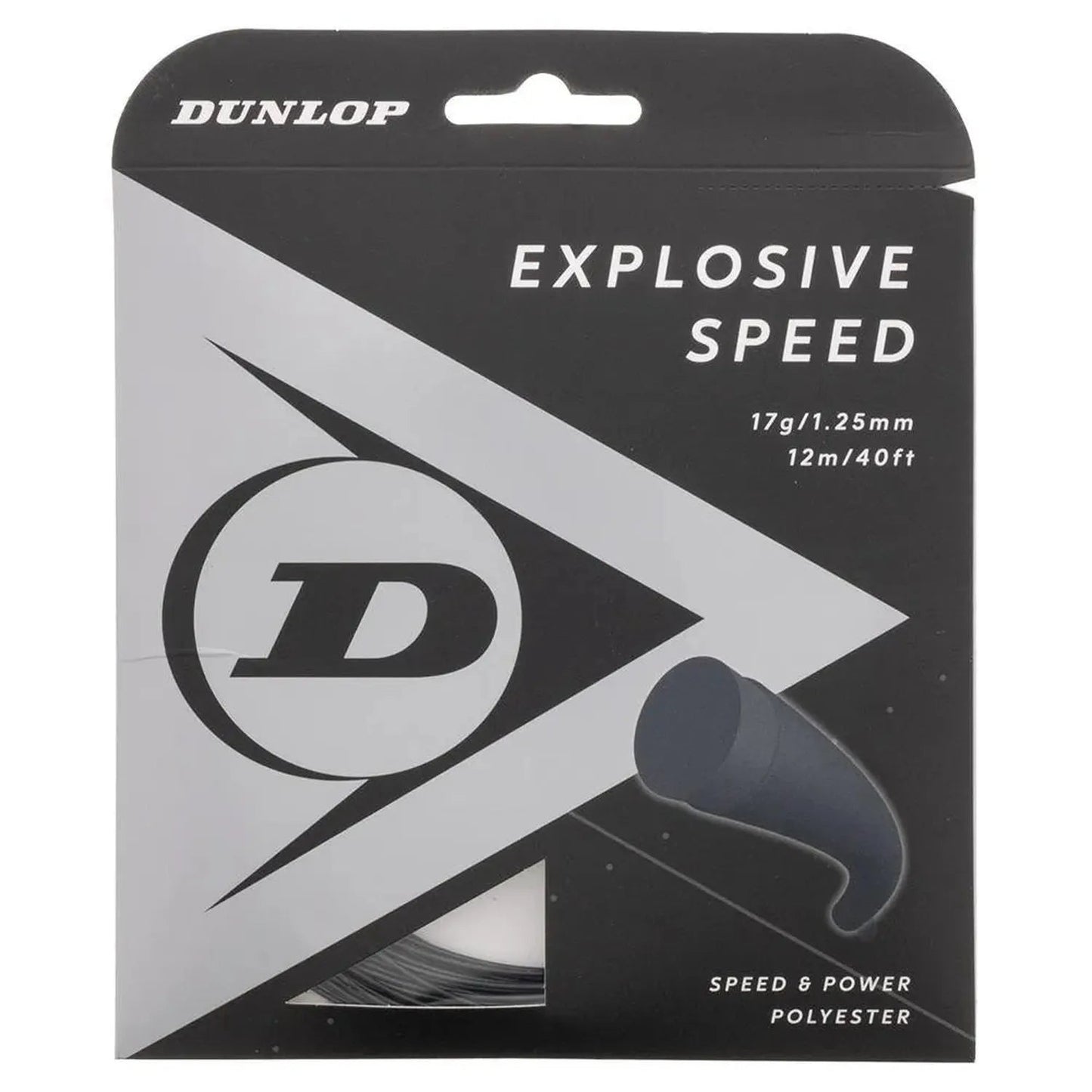 Explosive Speed Black 17G Tennis StringTienda Tennis