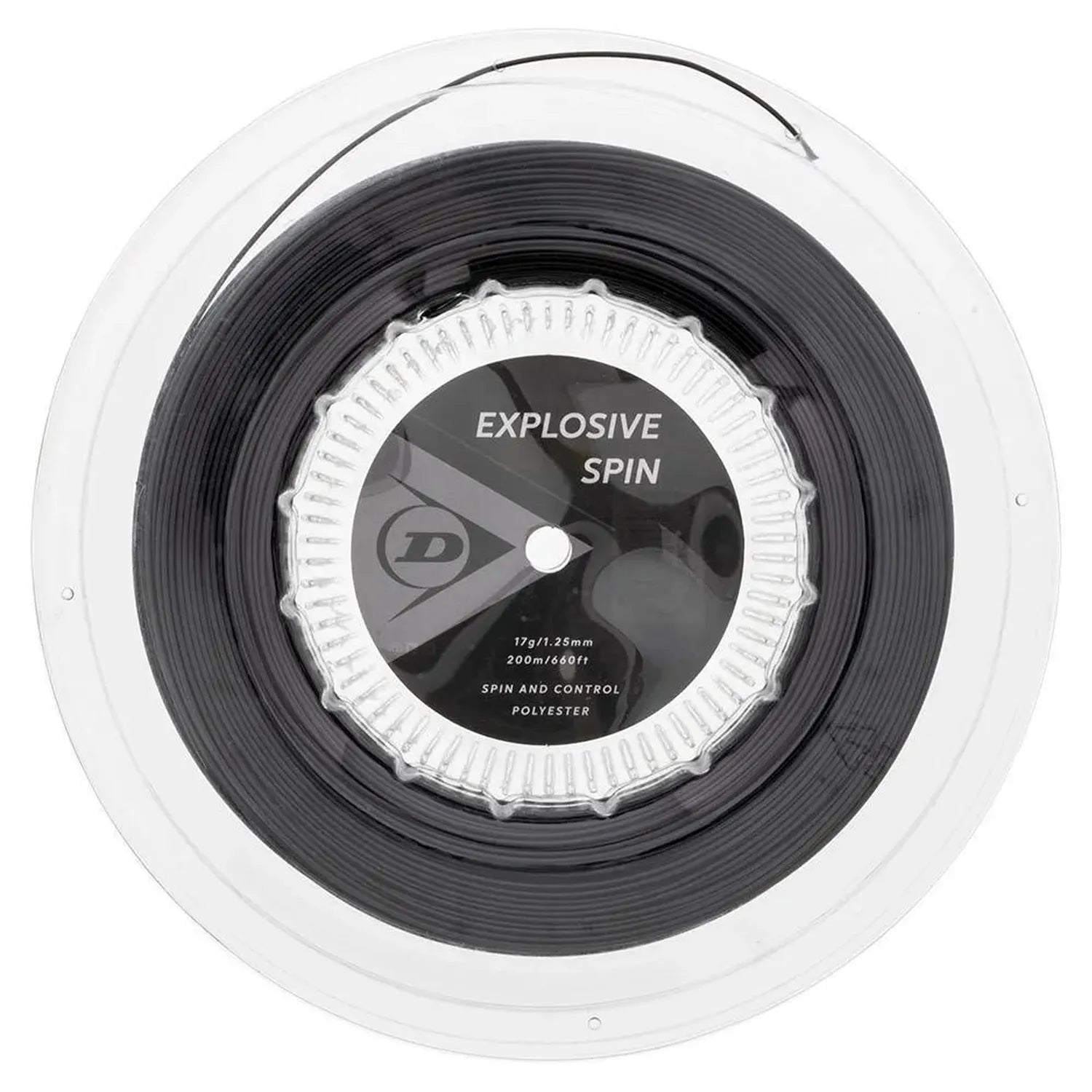 Explosive Spin Black 17G Tennis String ReelTienda Tennis