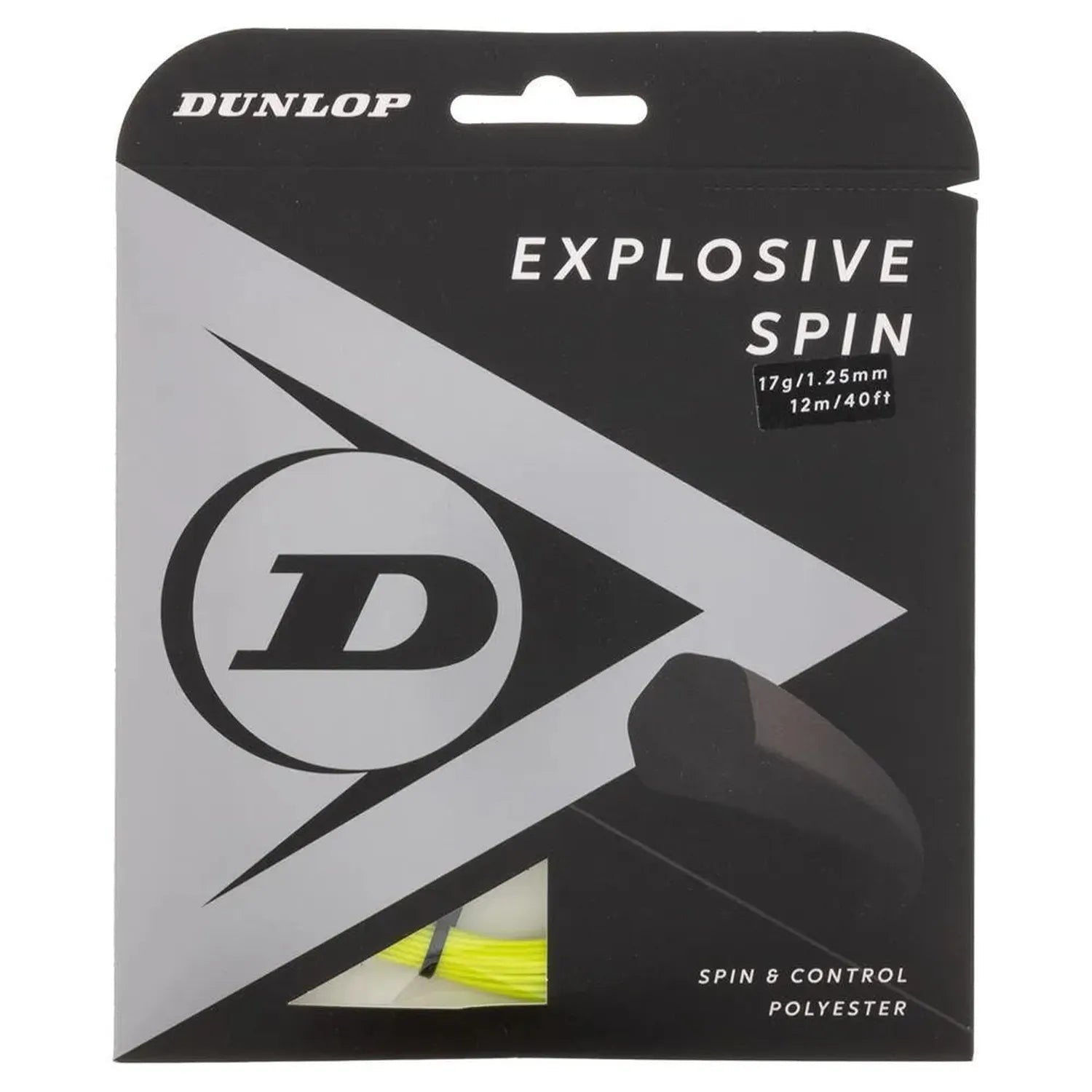 Explosive Spin Yellow 17G Tennis StringTienda Tennis