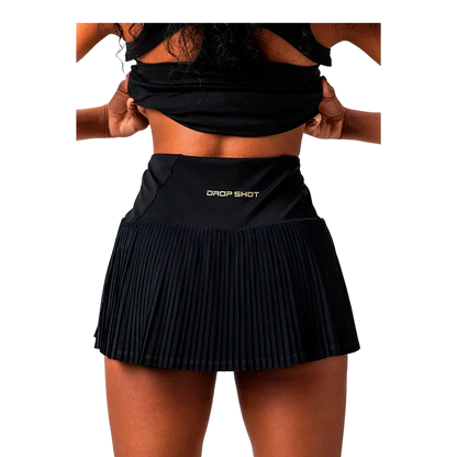 Falda Drop Shot Noor Negra 2025