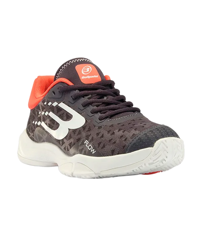 Padel Shoes Bullpadel Flow 24I Gris oscuro/Naranja