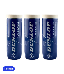 Balls  Dunlop Fort Padel (Pack x3)