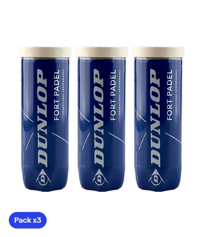 Balls  Dunlop Fort Padel (Pack x3)