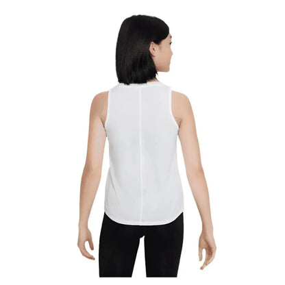 Girls' Dri - FIT One Training Tank White and BlackTienda Tennis