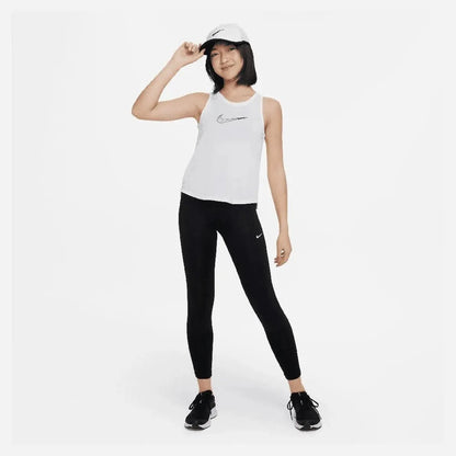 Girls' Dri - FIT One Training Tank White and BlackTienda Tennis