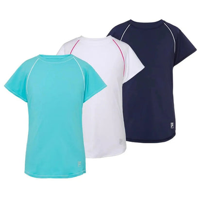 Girls' Essentials Short Sleeve Tennis TopTienda Tennis
