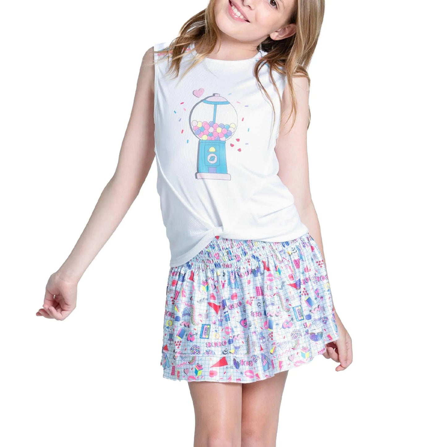 Girls' Gumball Tennis Tank MulticolorTienda Tennis