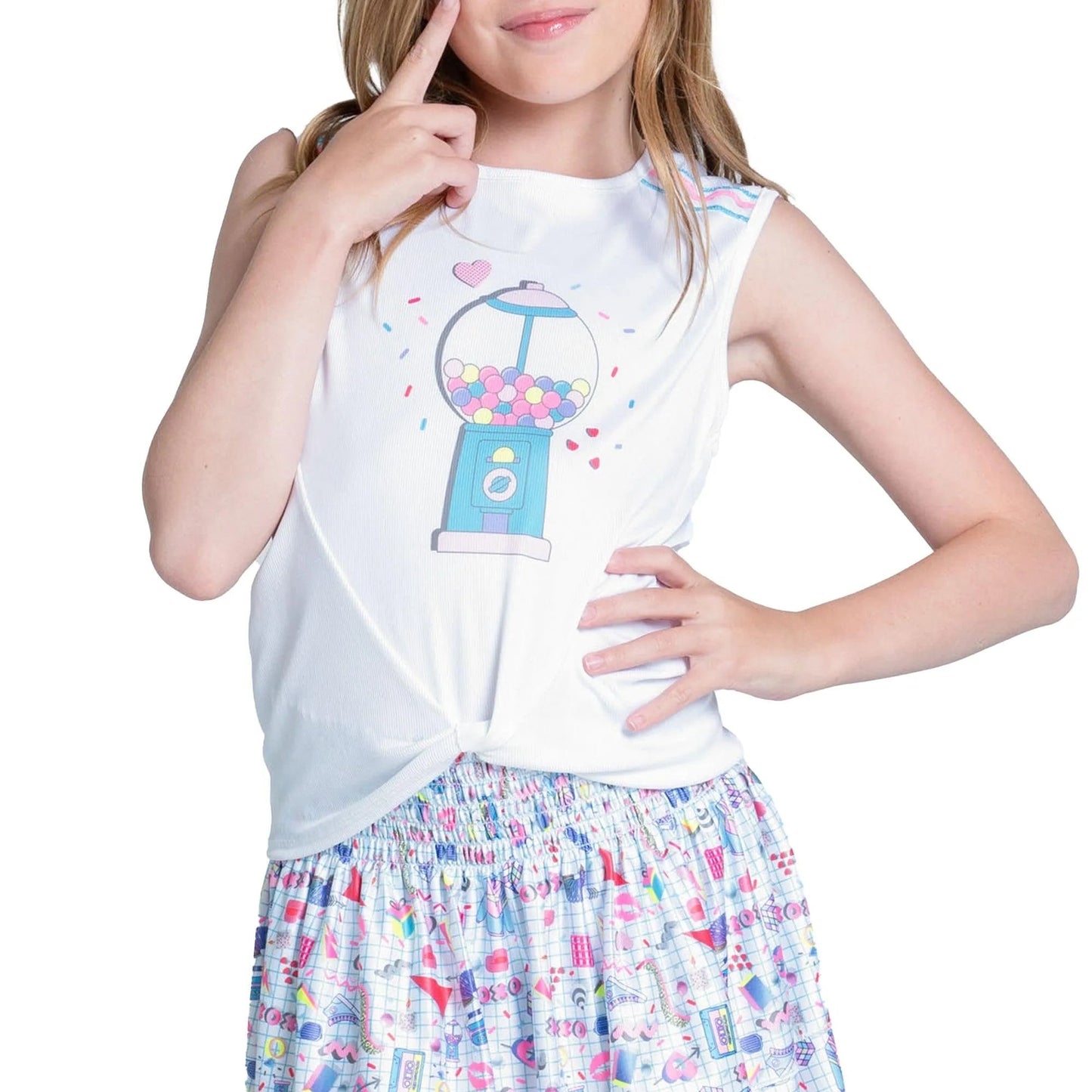 Girls' Gumball Tennis Tank MulticolorTienda Tennis