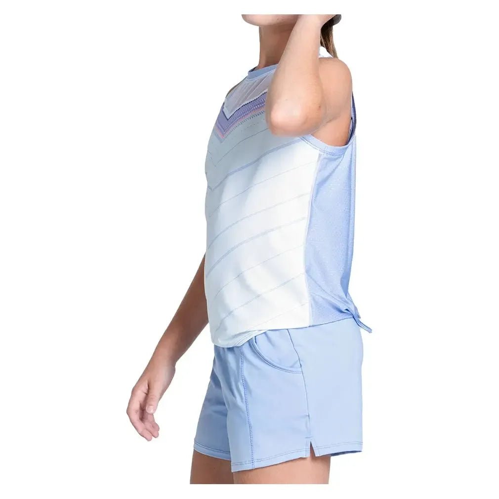 Girls' Love Tie Back Tennis Tank Baby LavenderTienda Tennis