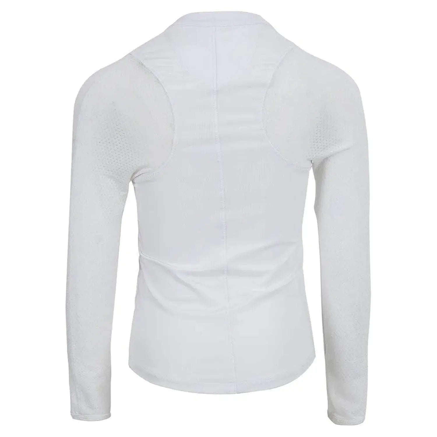 Girls' Mandarin Collar Long Sleeve Tennis Top WhiteTienda Tennis