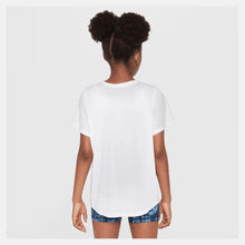 Girls' One Dri - Fit Short Sleeve Tennis Top White and BlackTienda Tennis