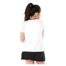 Girl's Paisley in Love Short Sleeve Tennis Top WhiteTienda Tennis