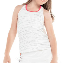 Girls' Palm Line Layer Tennis Tank WhiteTienda Tennis