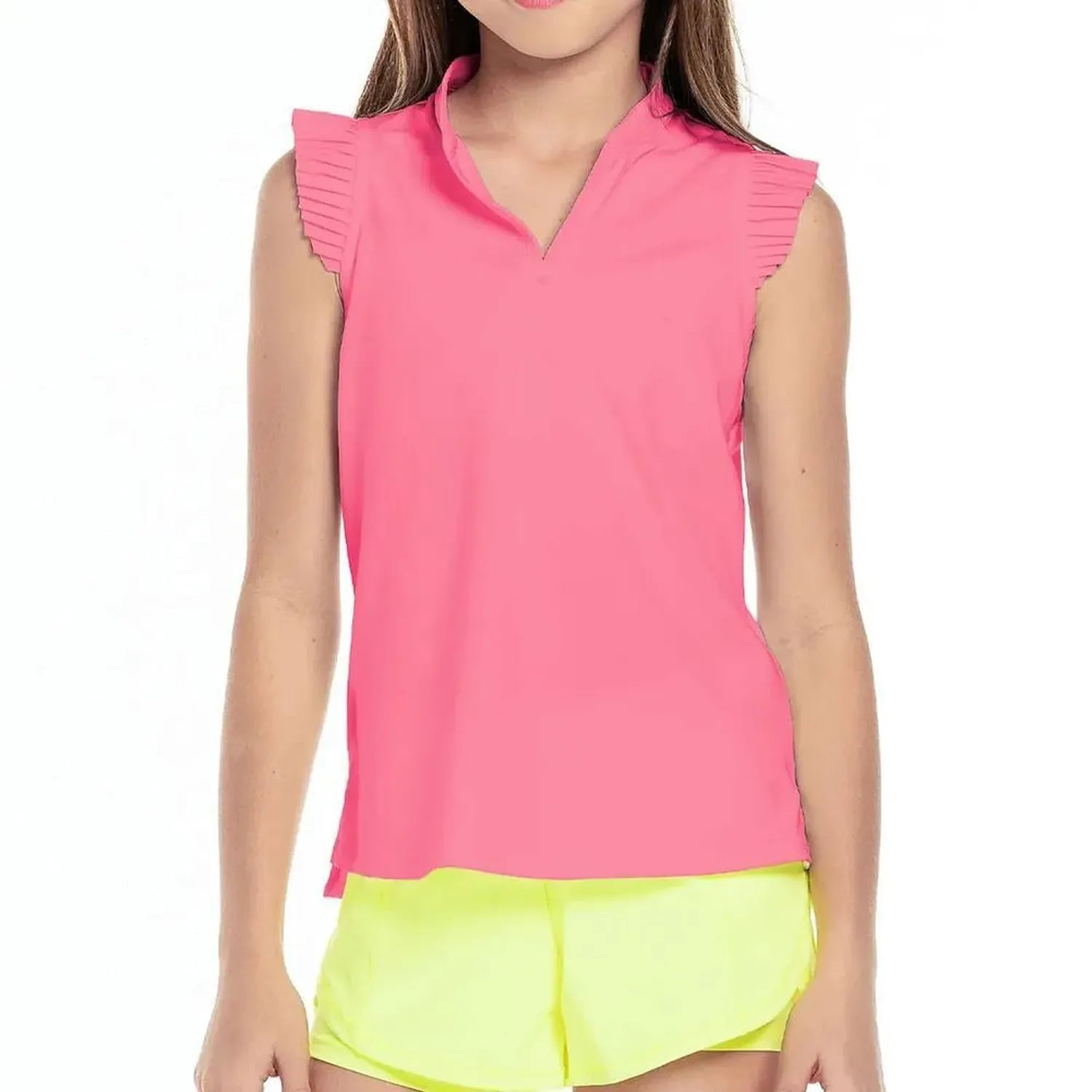 Girls' Pleat Me Up Tennis TankTienda Tennis