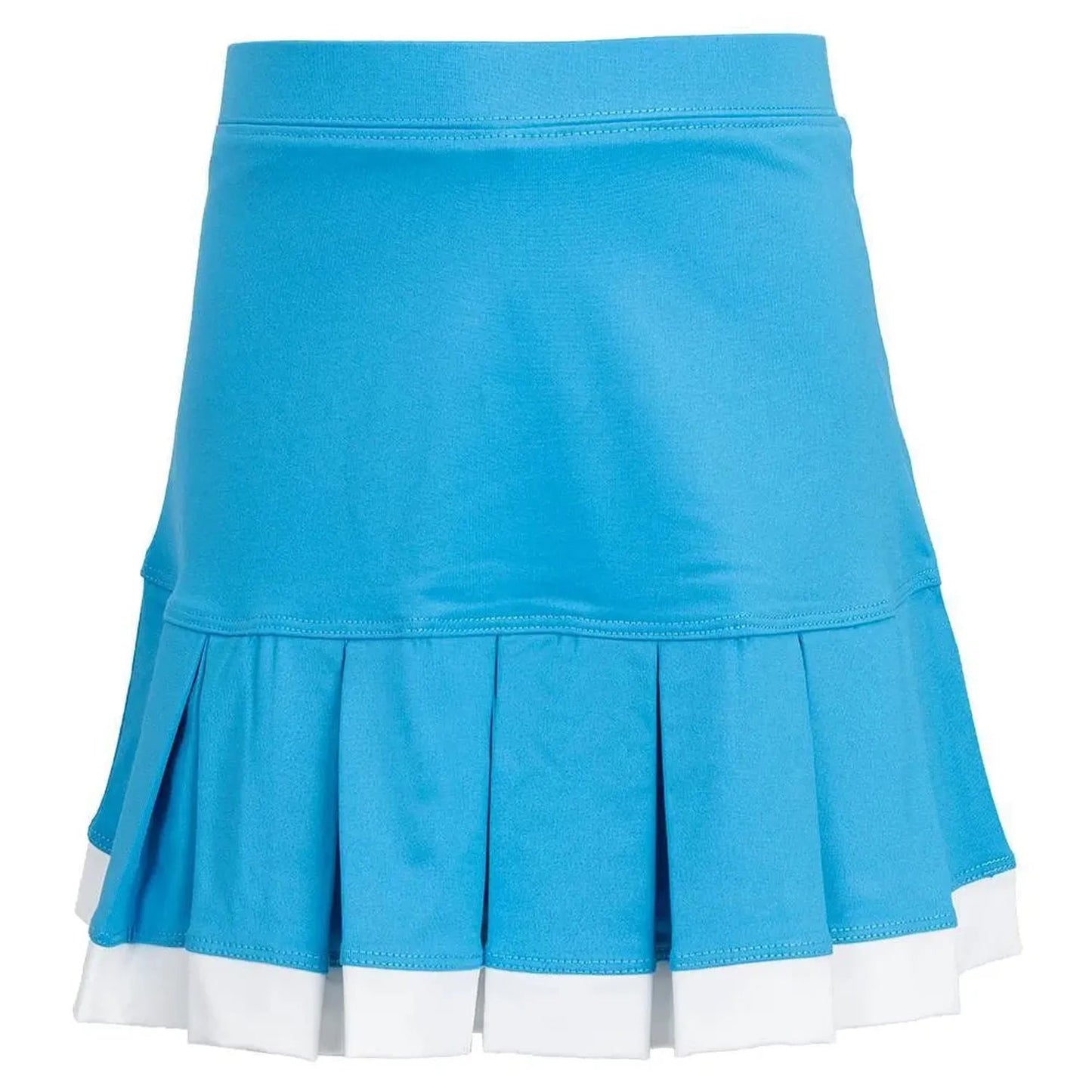 Girl's Pleat Tennis Skort with Trim AquaTienda Tennis