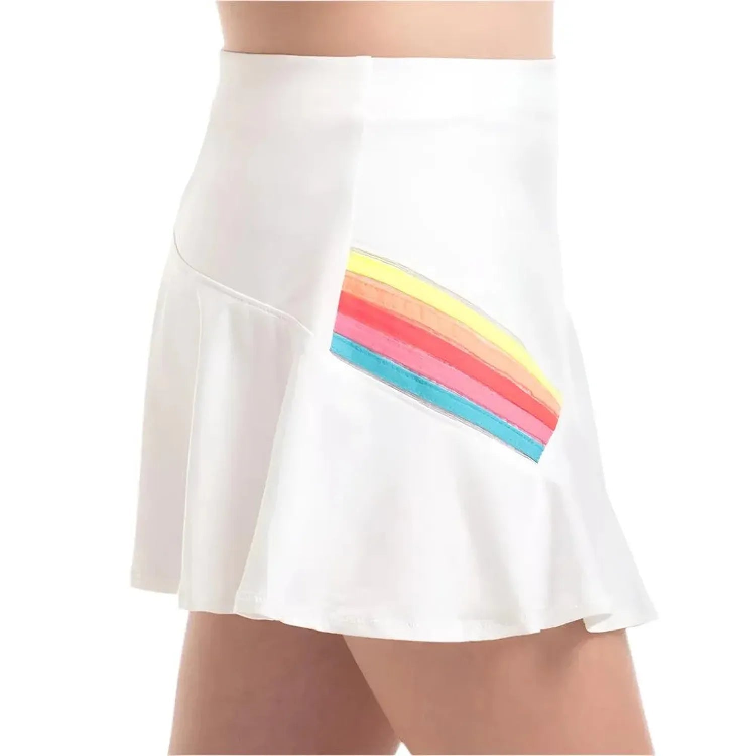 Girl's Prisma Stripe Tennis Skort RainbowTienda Tennis