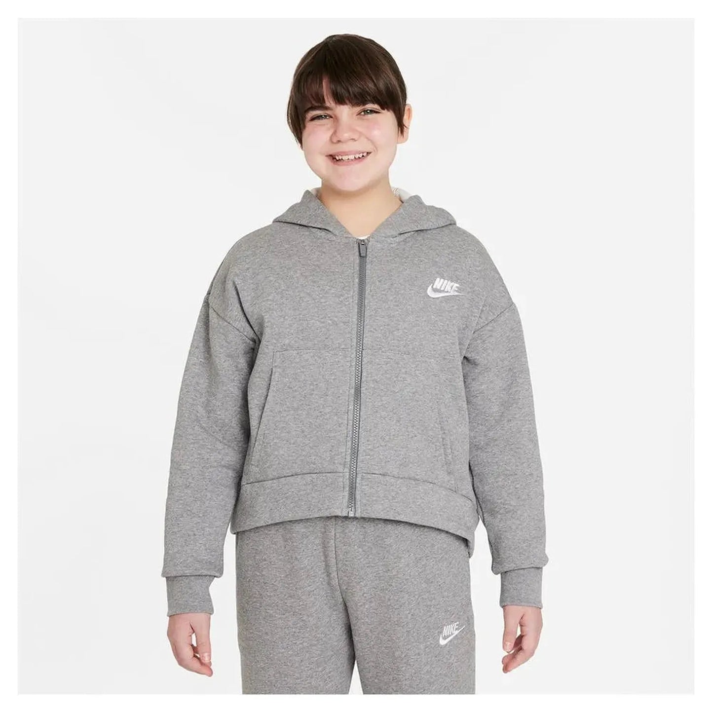 Girls' Sportswear Club Fleece Full - Zip HoodieTienda Tennis