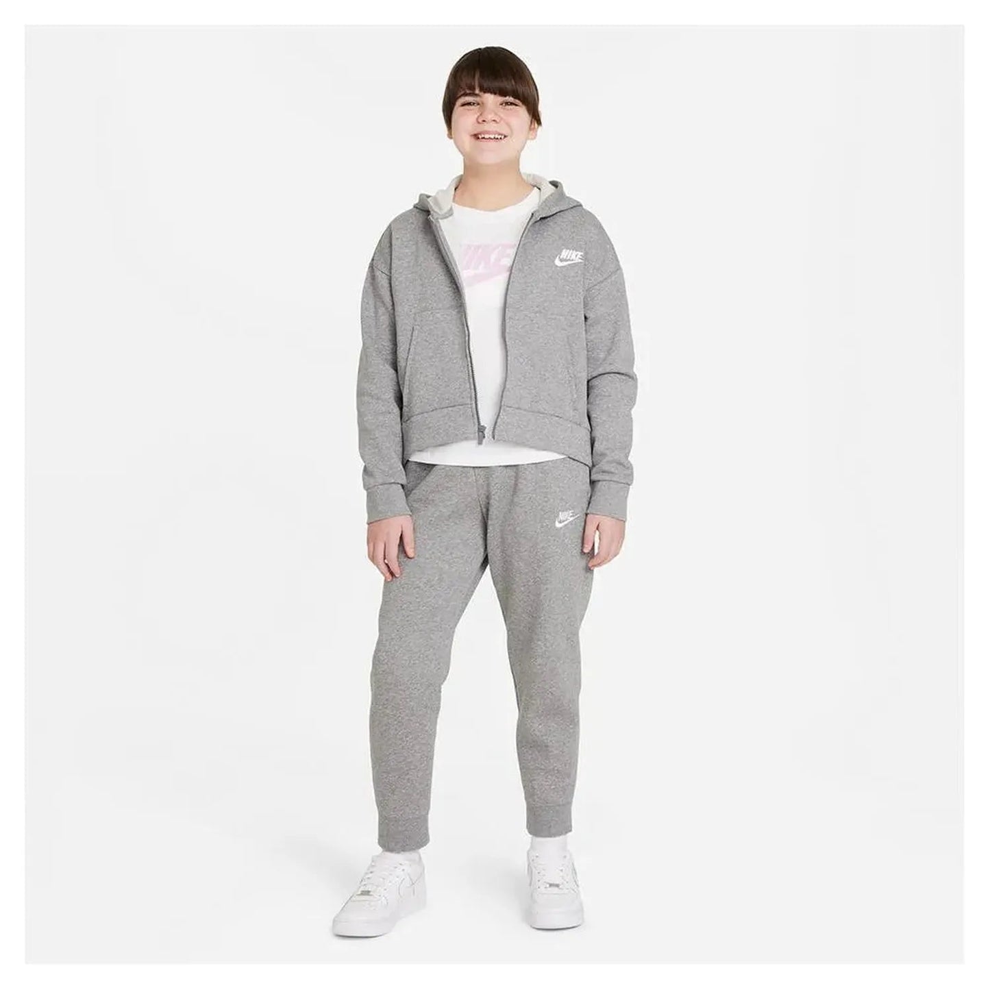 Girls' Sportswear Club Fleece Full - Zip HoodieTienda Tennis