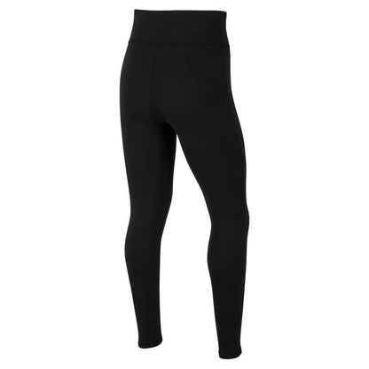 Girls' Sportswear Favorites High - Waisted Leggings Black and WhiteTienda Tennis