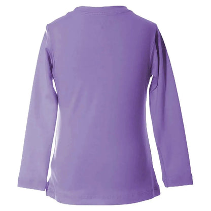 Girls' UV Colors Long Sleeve Tennis Top AmethystTienda Tennis