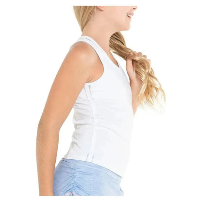 Girls' V - Neck Cutout Tennis TankTienda Tennis