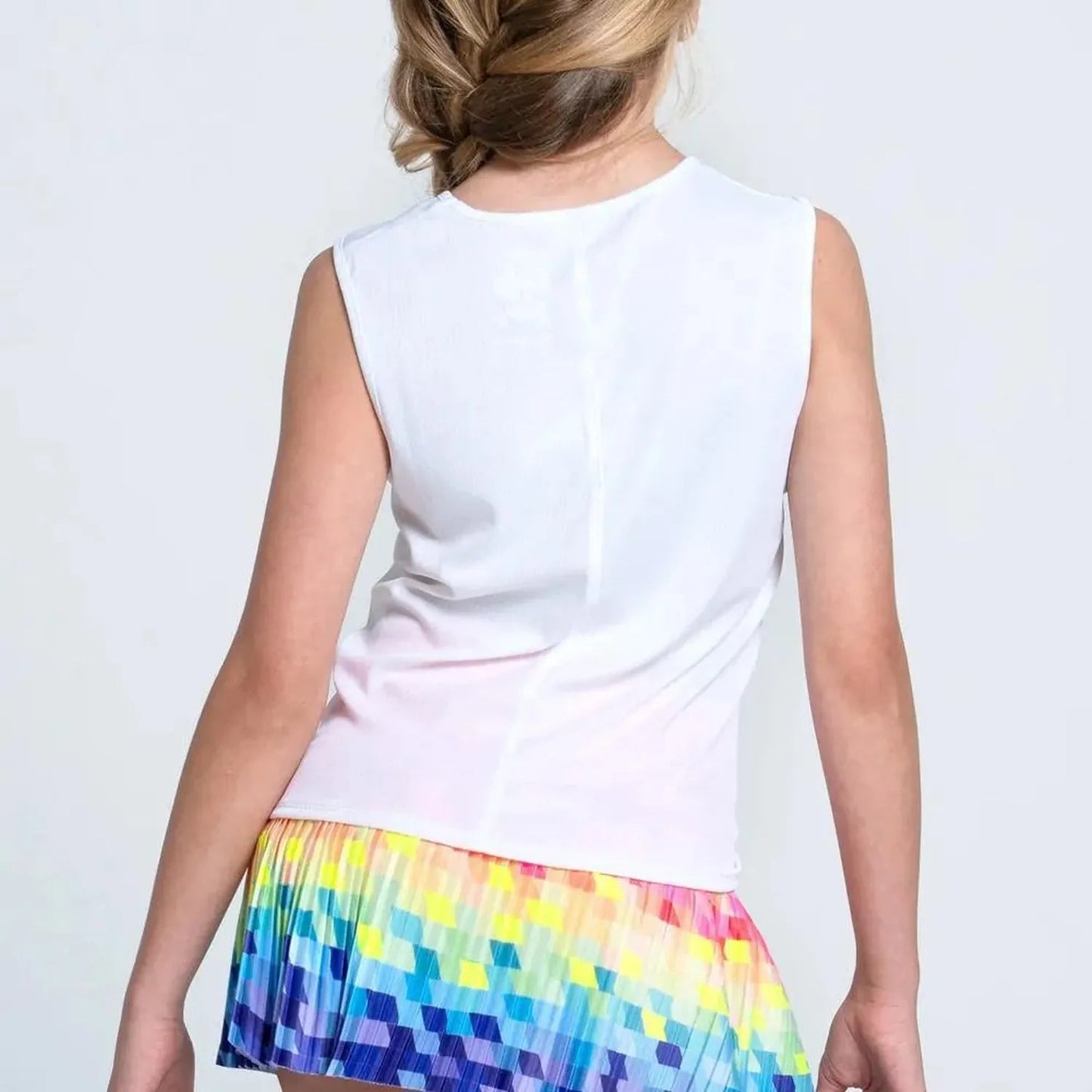 Girls'Love In Color Tennis Tank RainbowTienda Tennis
