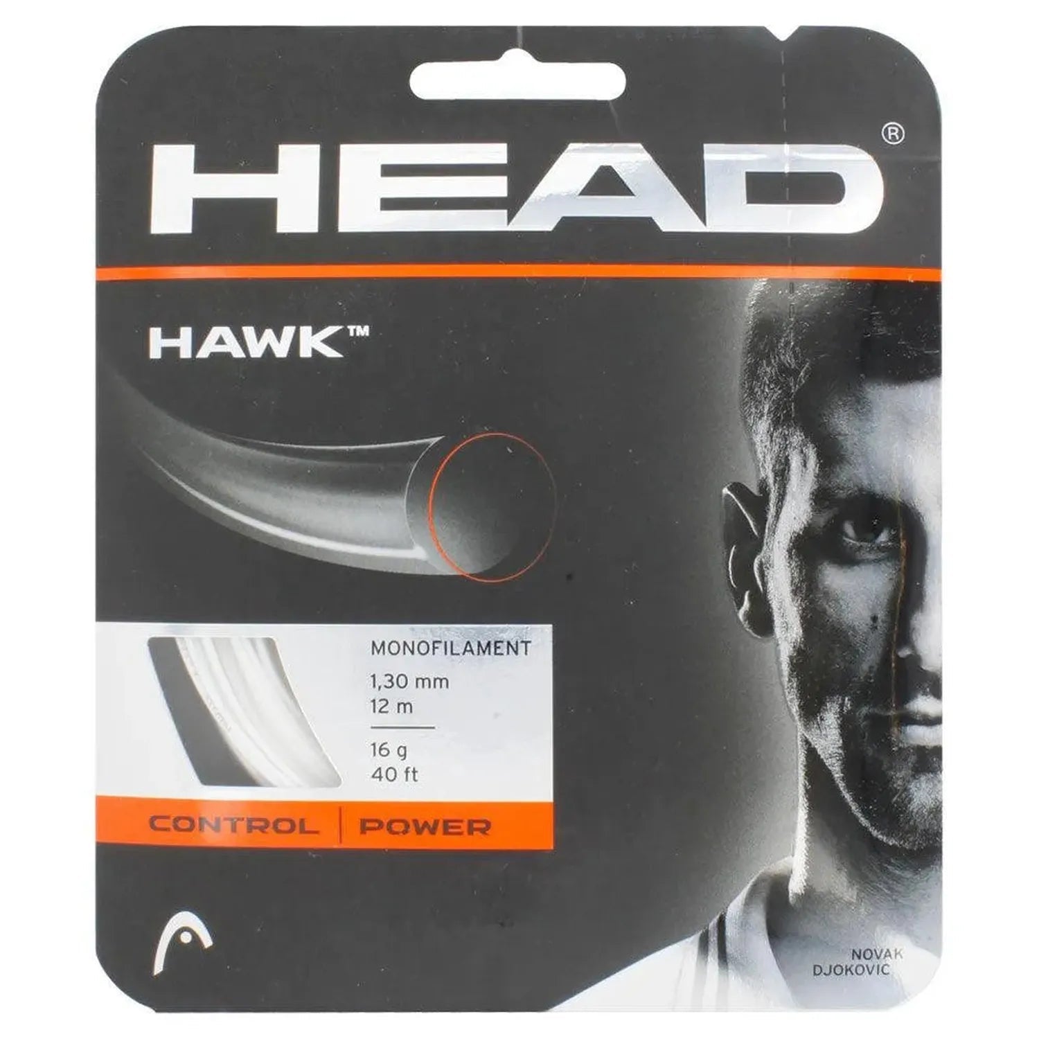 Hawk 16G Tennis String WhiteTienda Tennis