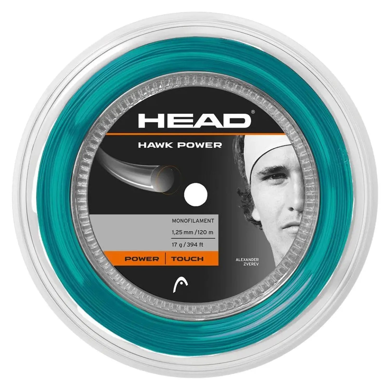 Hawk Power 17G Tennis String Reel PetrolTienda Tennis