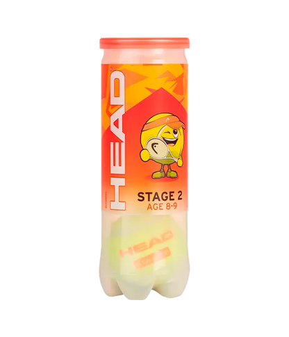 Balls  HEAD Stage 2 (8/9 años) (Pack x3)