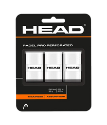 Overgrips HEAD Padel Pro Perforated White (Pack x3)