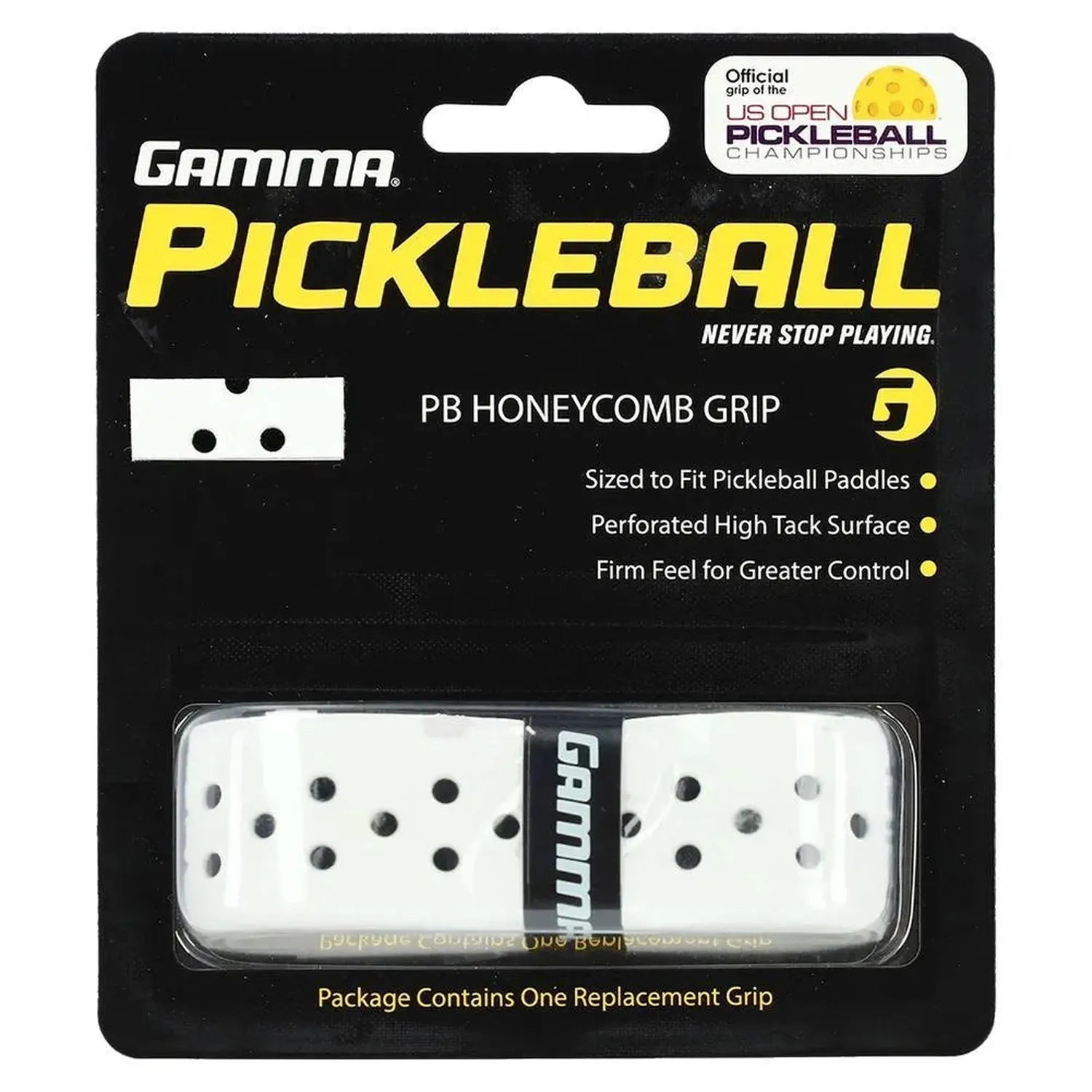 Honeycomb Pickleball Grip WhiteTienda Tennis