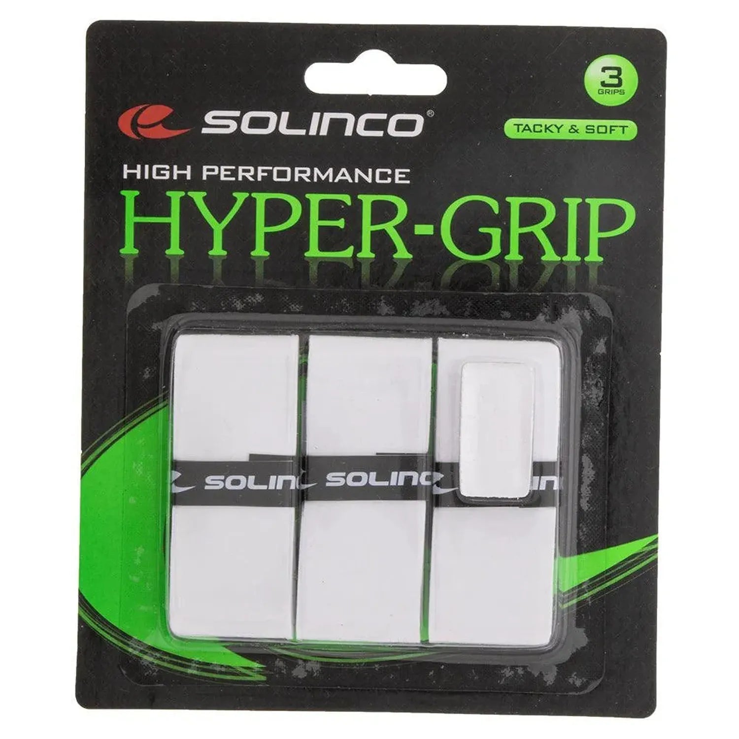 Hyper Extra Tacky Tennis Over Grip White 3 PackTienda Tennis