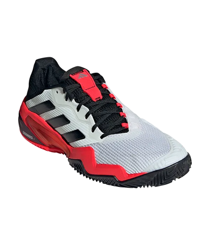 Padel Shoes Adidas Barricade 13 CL Blanco/Rojo