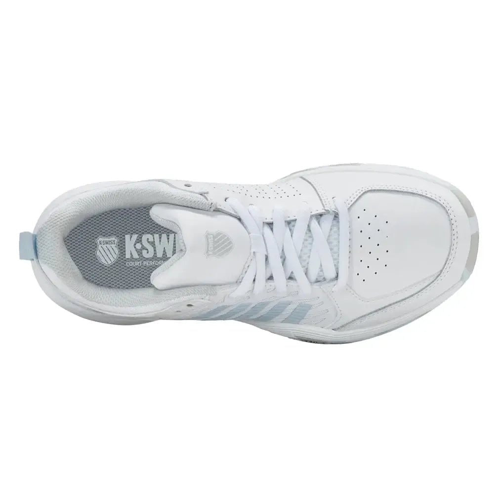 Juniors' Court Express 2 Tennis Shoes White and Ballad BlueTienda Tennis