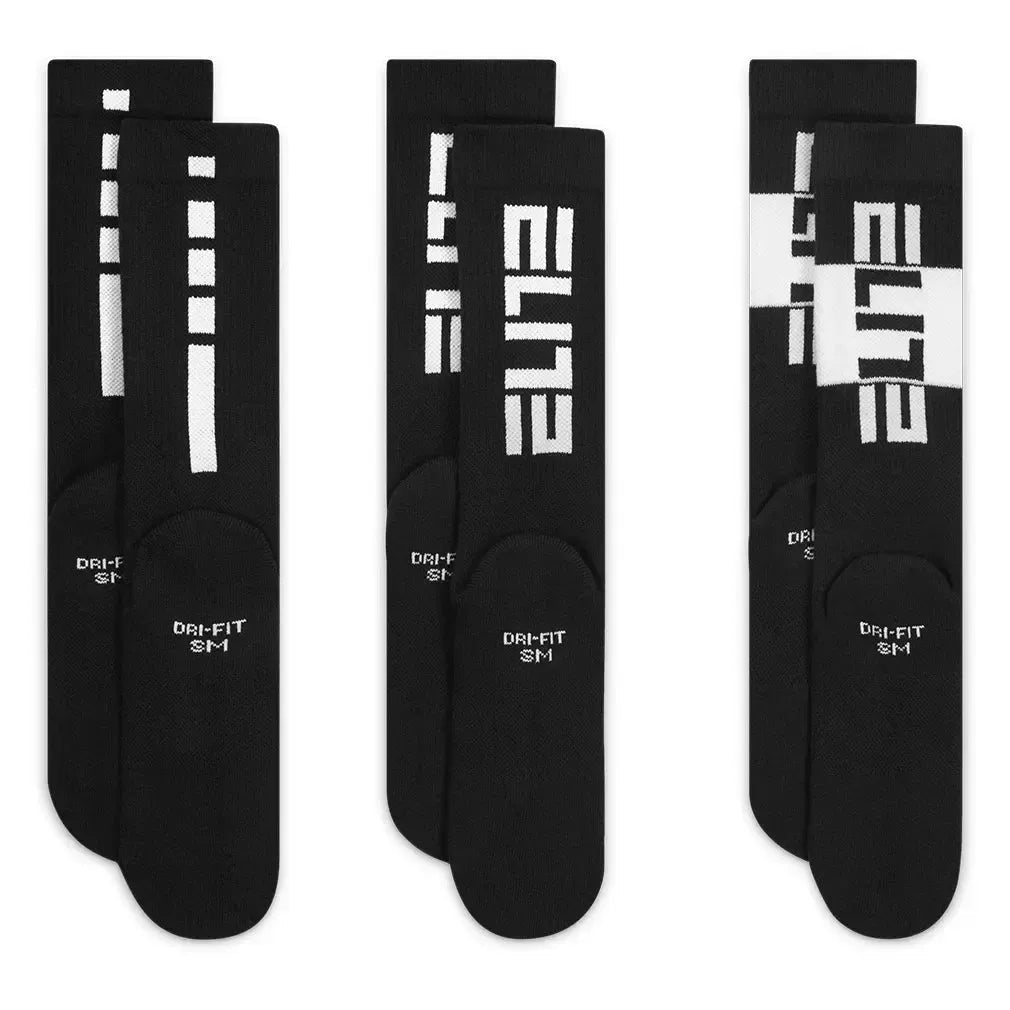 Juniors' Elite Crew Socks 3 PairsTienda Tennis