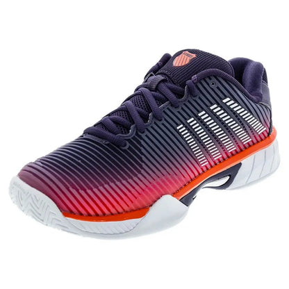 Juniors' Hypercourt Express 2 Tennis Shoes Purple Plumeria and WhiteTienda Tennis