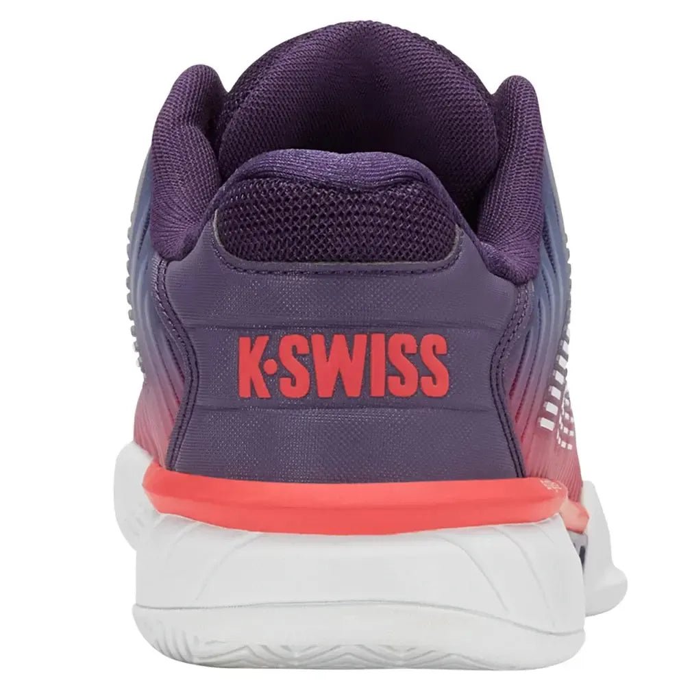 Juniors' Hypercourt Express 2 Tennis Shoes Purple Plumeria and WhiteTienda Tennis