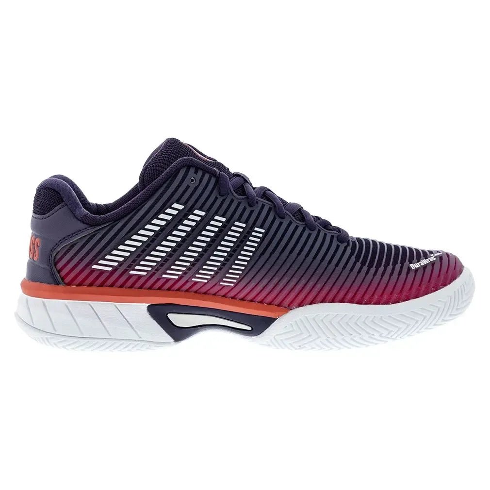 Juniors' Hypercourt Express 2 Tennis Shoes Purple Plumeria and WhiteTienda Tennis
