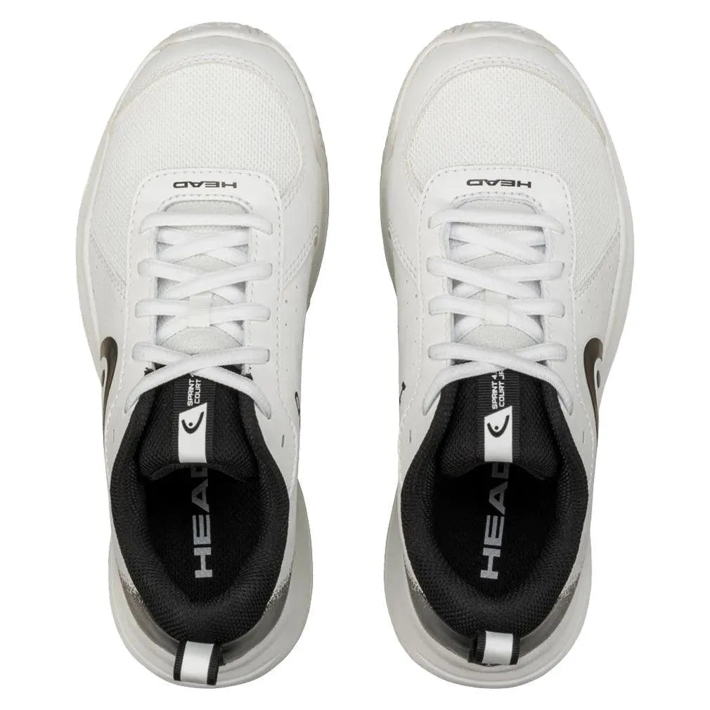 Juniors Sprint Court 4.0 Tennis Shoes White and BlackTienda Tennis