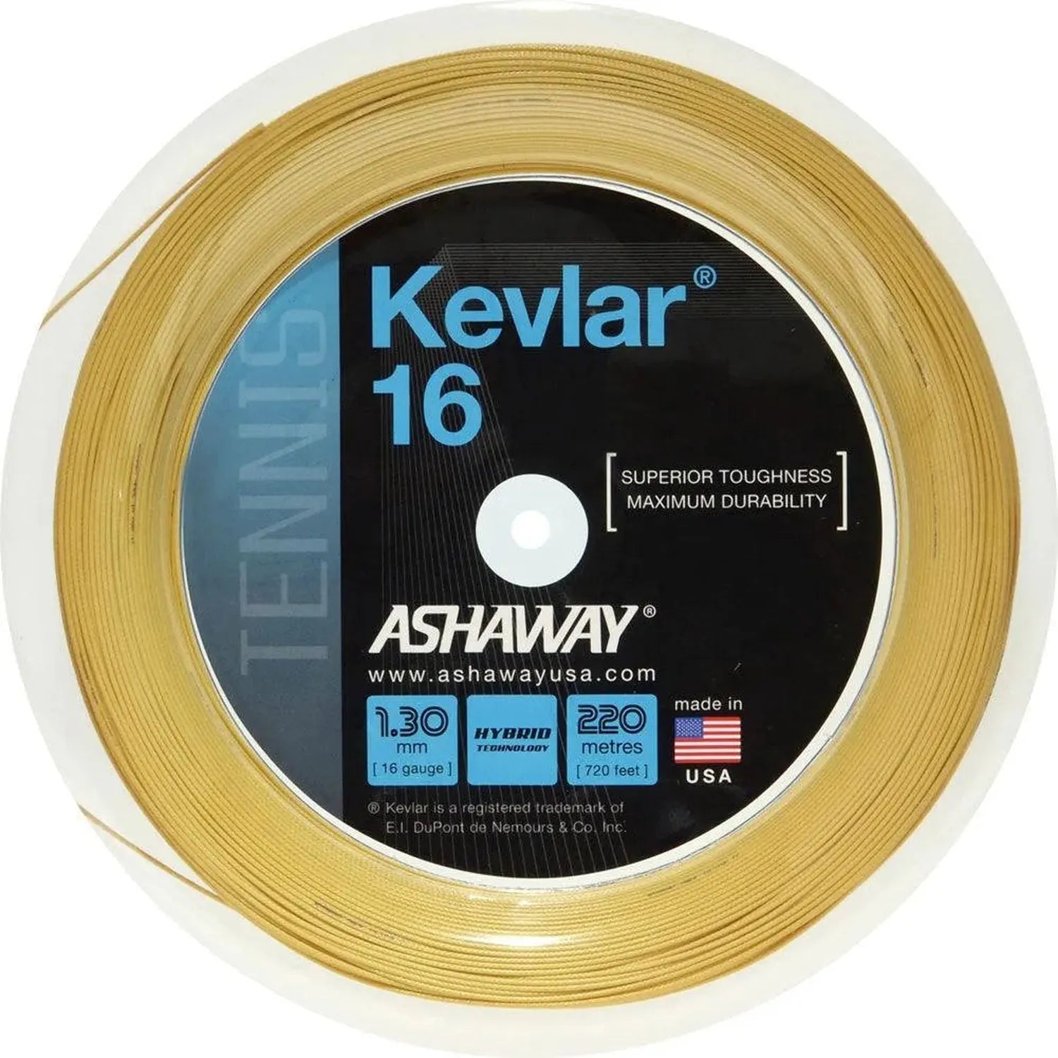 Kevlar 1.30/16G 720 Foot String ReelTienda Tennis