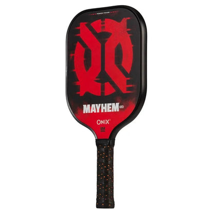 Mayhem 16 Composite Pickleball Paddle Orange and BlackTienda Tennis