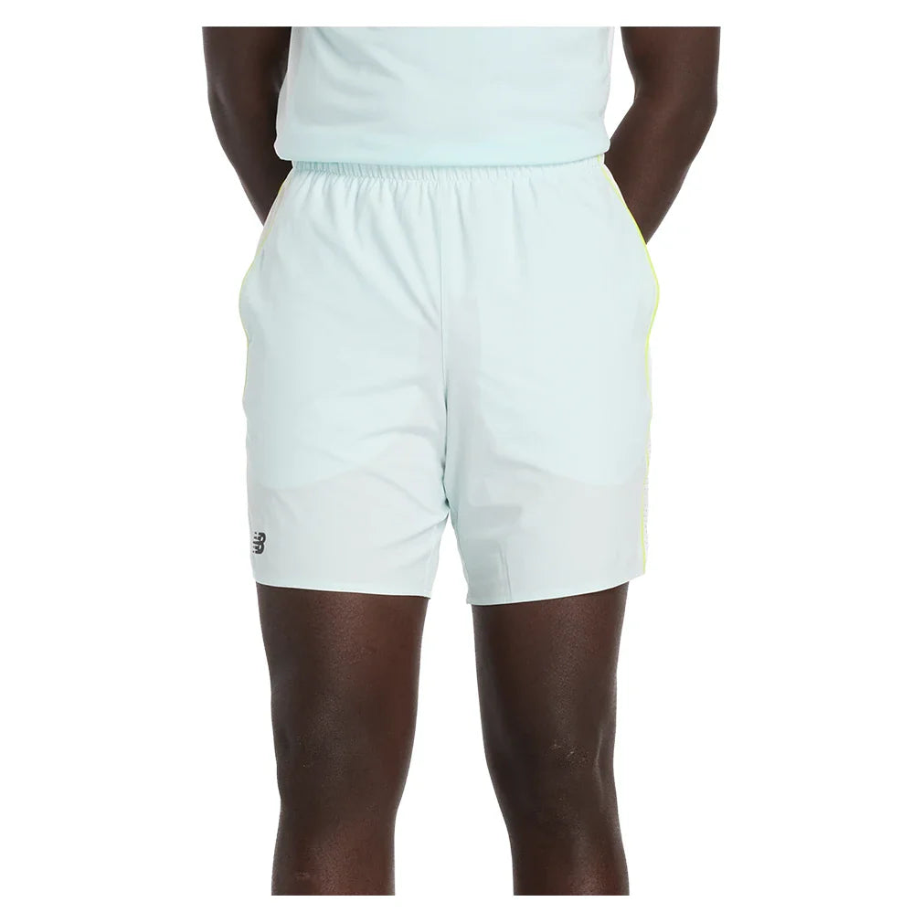Men's Tennis Tournament 7 Inch Short Glint Blue-Apparel-New Balance-mb61v34taaw-Tennis Express
