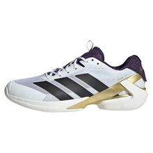 Men's adizero Ubersonic 5 Tennis Shoes Footwear White and Aurora PlumTienda Tennis