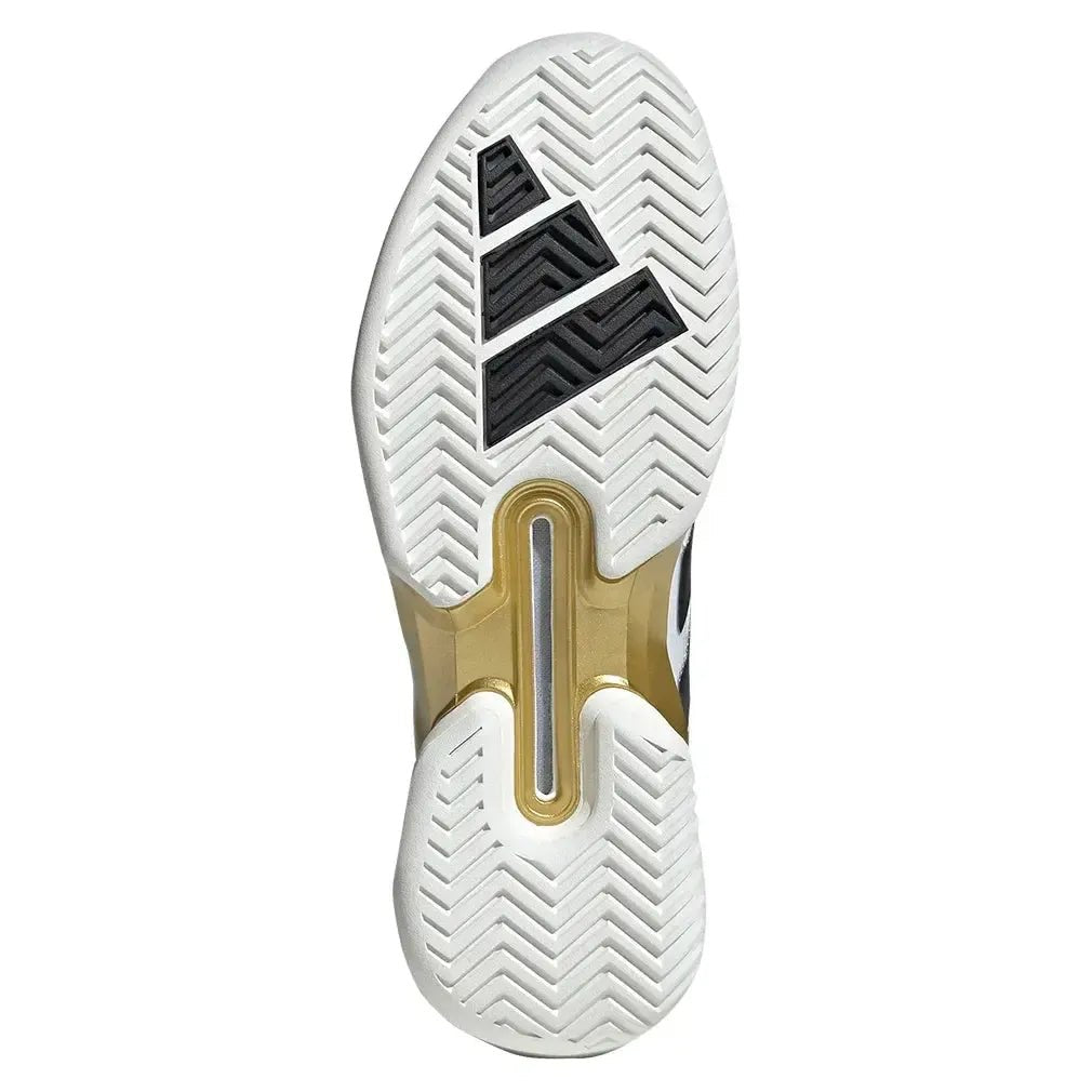 Men's adizero Ubersonic 5 Tennis Shoes Footwear White and Aurora PlumTienda Tennis