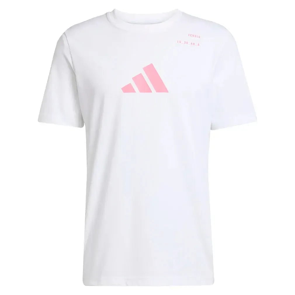 Men's Category Graphic Tennis Tee WhiteTienda Tennis