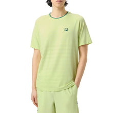 Men's Center Court Ace Seamless Tennis Crew Shadow Lime and RainforestTienda Tennis