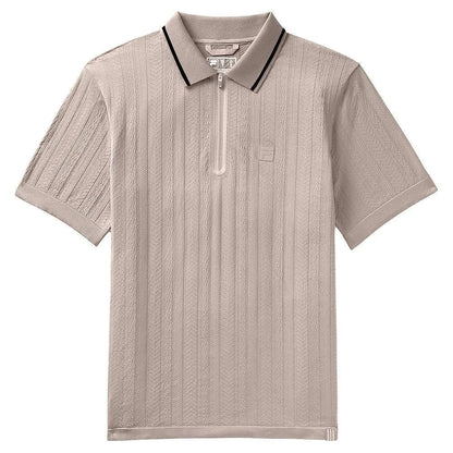 Mens Challenger Cable Zip Tennis PoloTienda Tennis